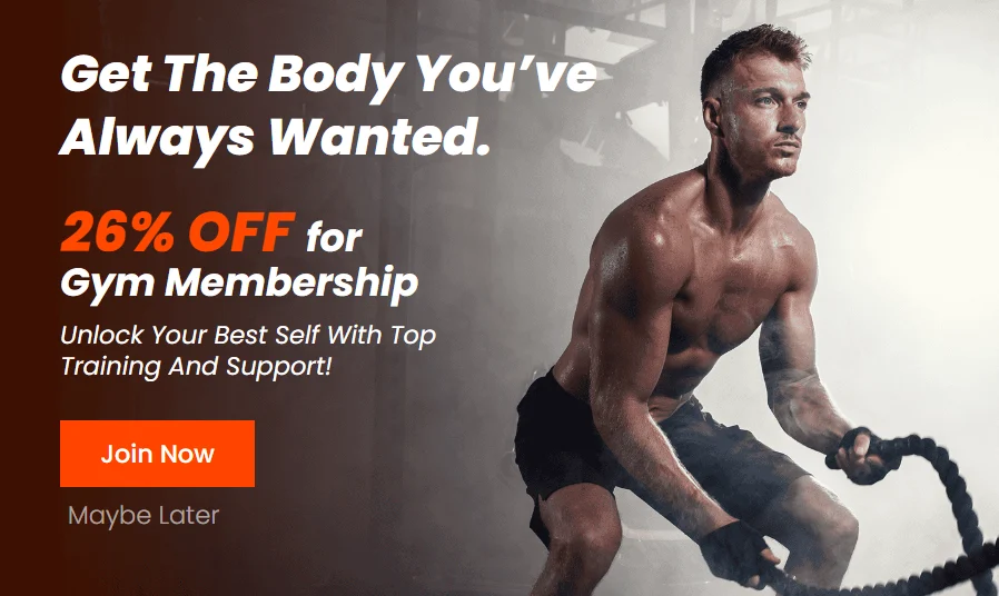 Version A for a Welcome Popup