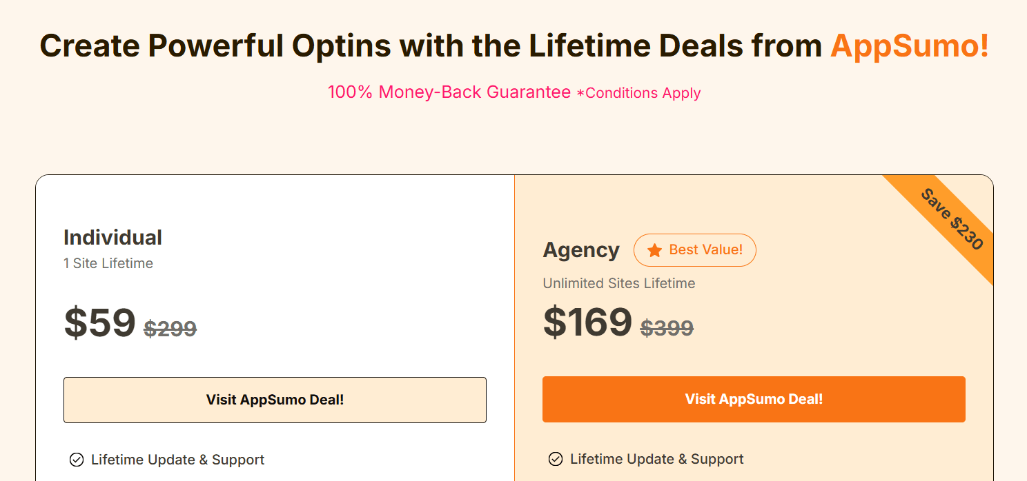 WowOptin Pricing