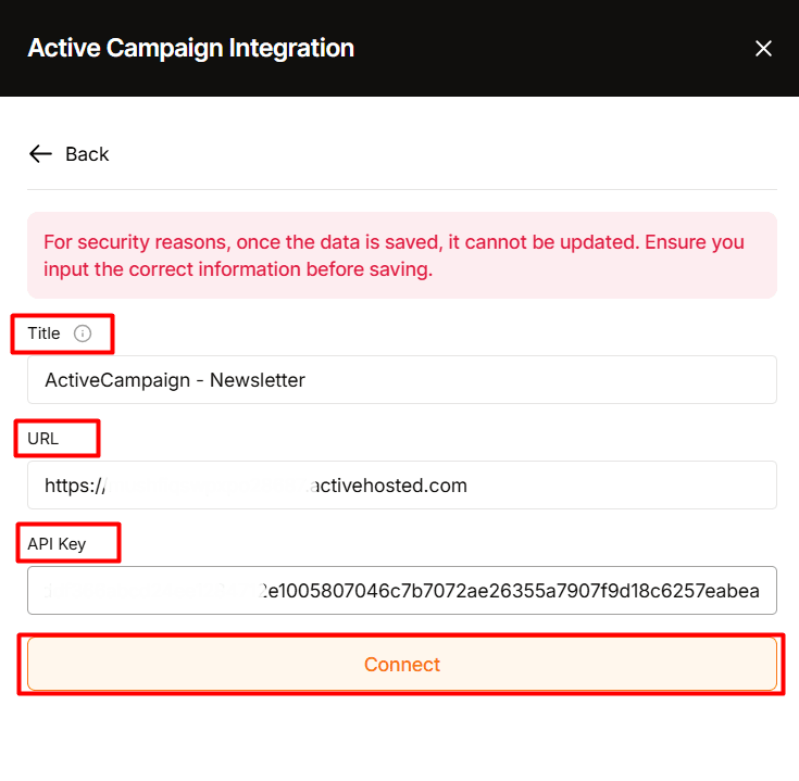 Set up ActiveCampaign Account
